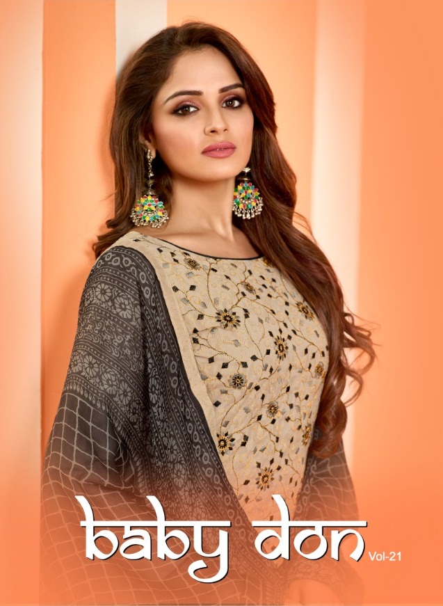 Baby Don Vol-21 By Ravi Creation 2017 To 2130 Series Beautiful Suits Stylish Fancy Colorful Casual Wear & Ethnic Wear Jacquard Printed Dresses At Wholesale Price