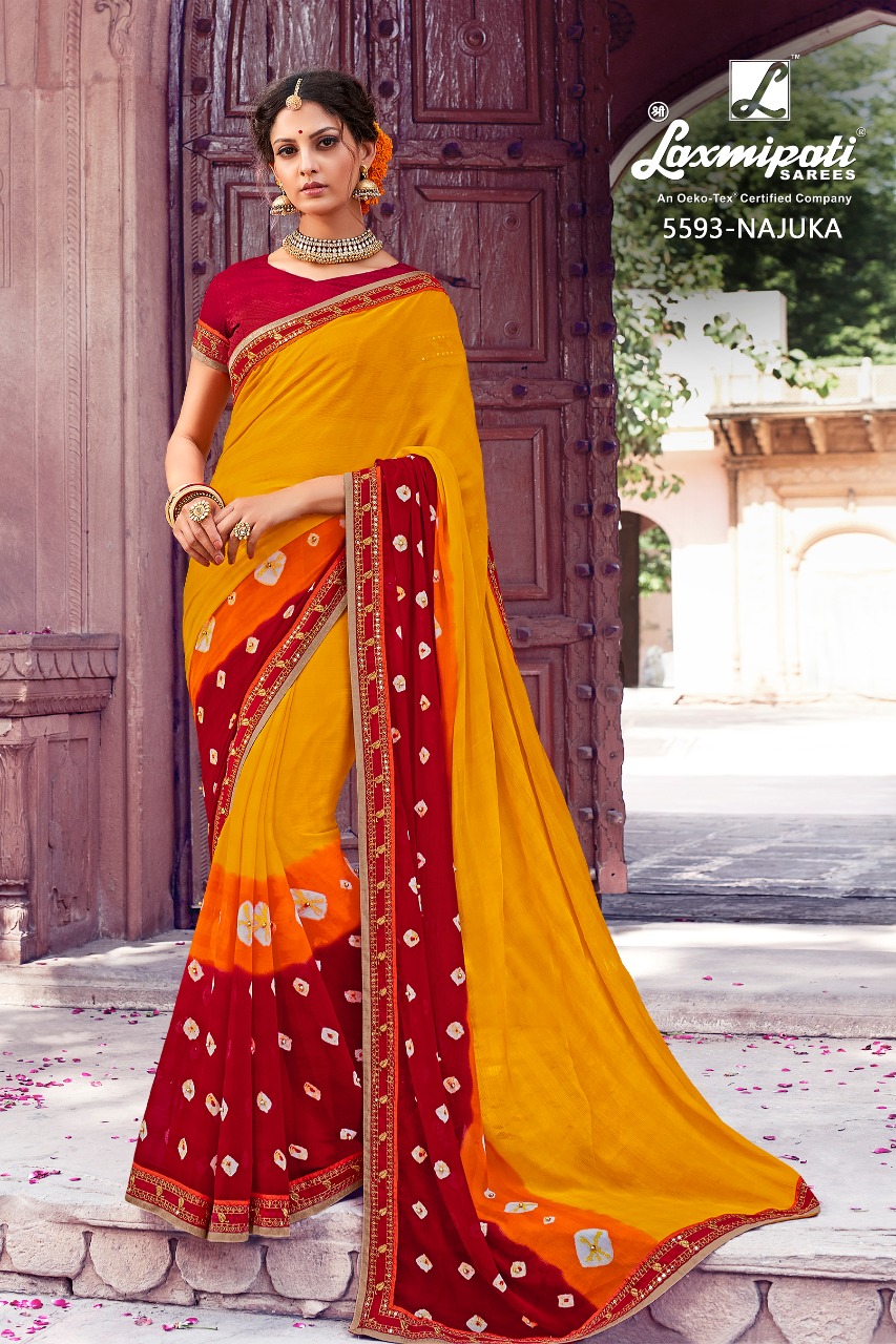 Bahurani By Laxmipati 5588 To 5597 Series Indian Traditional Wear Collection Beautiful Stylish Fancy Colorful Party Wear & Occasional Wear Pure Georgette Sarees At Wholesale Price