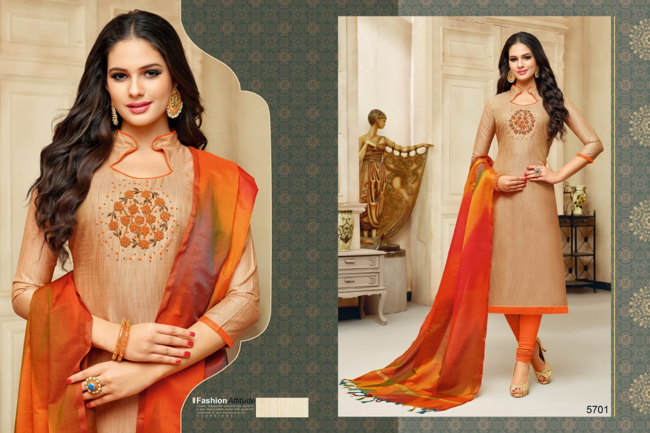 Banarashi Style By Rr Fashion 5701 To 5712 Series Beautiful Suits Stylish Fancy Colorful Casual Wear & Ethnic Wear Two Tone Heavy Silk Printed Dresses At Wholesale Price