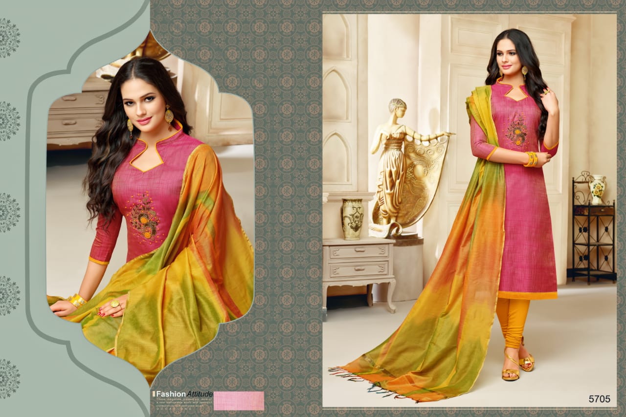 Banarashi Style By Rr Fashion 5701 To 5712 Series Beautiful Suits Stylish Fancy Colorful Casual Wear & Ethnic Wear Two Tone Heavy Silk Printed Dresses At Wholesale Price