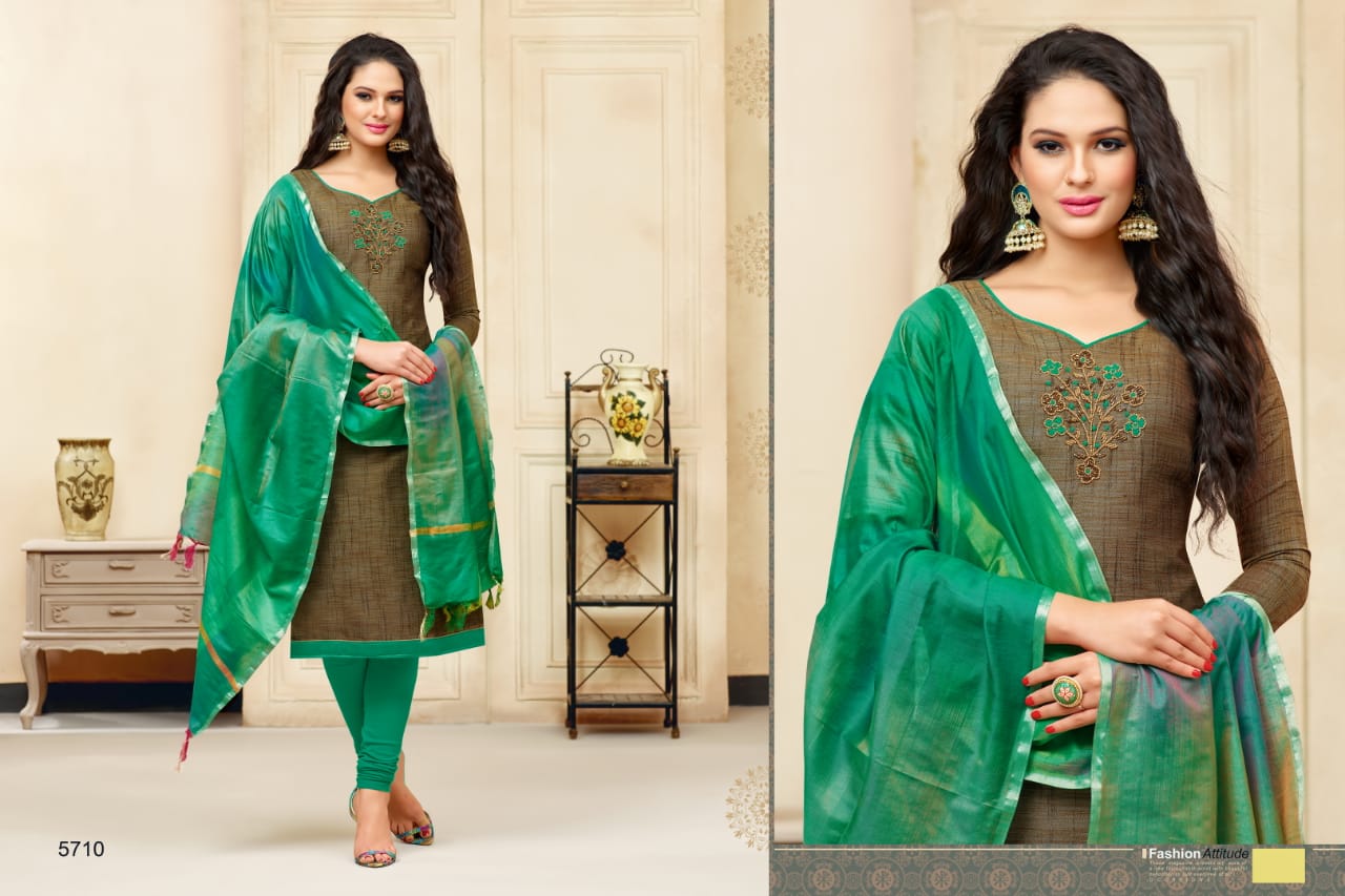 Banarashi Style By Rr Fashion 5701 To 5712 Series Beautiful Suits Stylish Fancy Colorful Casual Wear & Ethnic Wear Two Tone Heavy Silk Printed Dresses At Wholesale Price