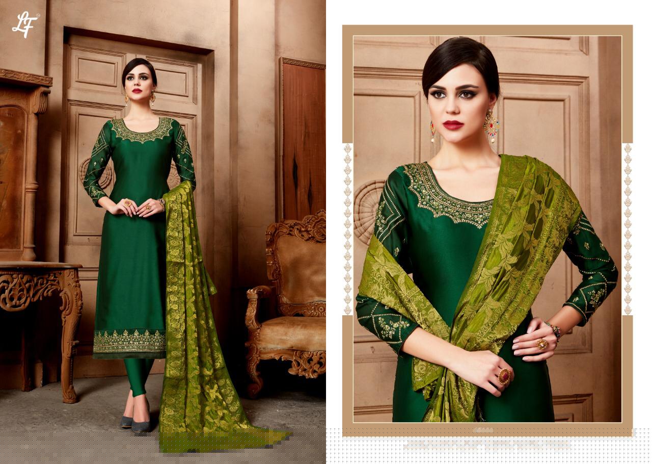 Banarasi Vol-27 By Lavli Fashion 27001 To 27006 Series Indian Traditional Wear Collection Beautiful Stylish Fancy Colorful Party Wear & Occasional Wear Sartin Georgette With Embroidery Dress At Wholesale Price