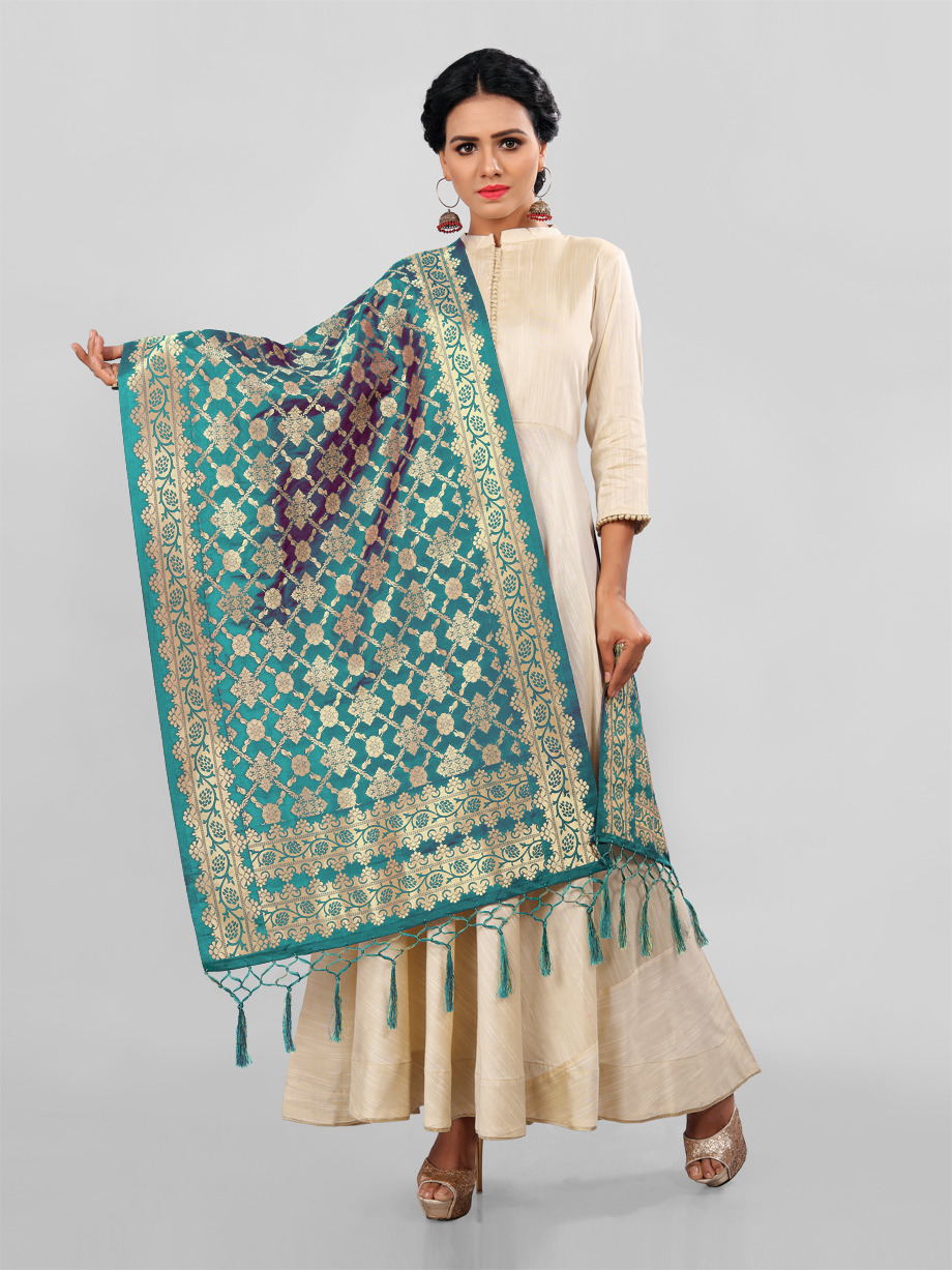 Banarasi Dupatta By Mrigya 01 To 10 Series Designer Beautiful Colorful Fancy Party Wear & Occasional Wear Banarasi Silk & Chanderi Silk Dupatta At Wholesale Price