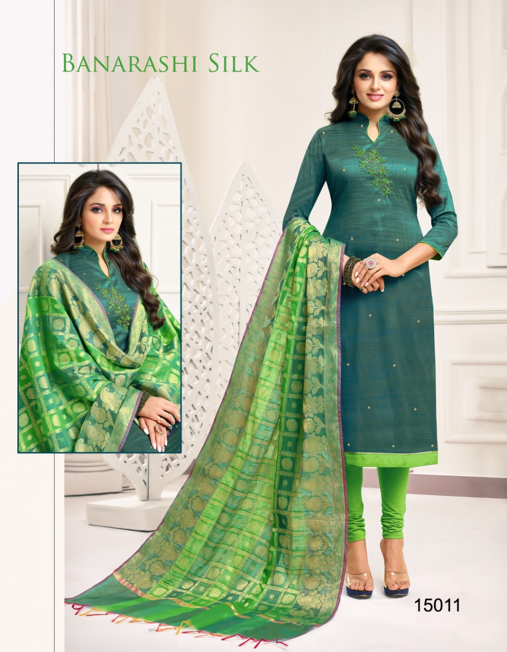 Banarashi Silk By Kapil Tex 15001 To 15012 Series Indian Traditional Wear Collection Beautiful Stylish Fancy Colorful Party Wear & Occasional Wear South Silk Dress At Wholesale Price