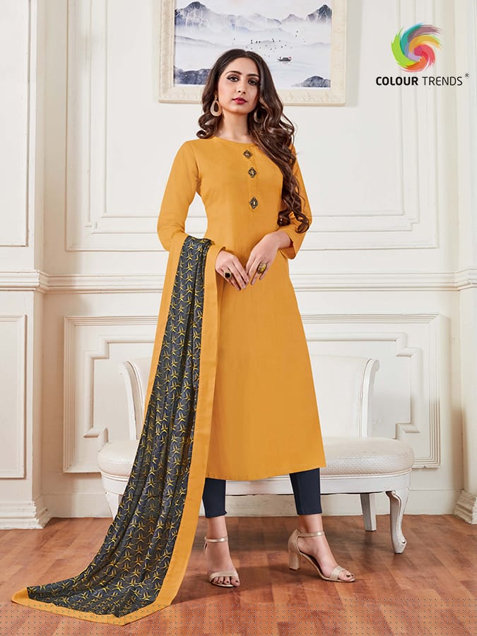 Bandhan By Colour Trends 1011 To 1018 Series Designer Beautiful Stylish Fancy Colorful Party Wear & Ethnic Wear & Ready To Wear Fancy Kurtis At Wholesale Price