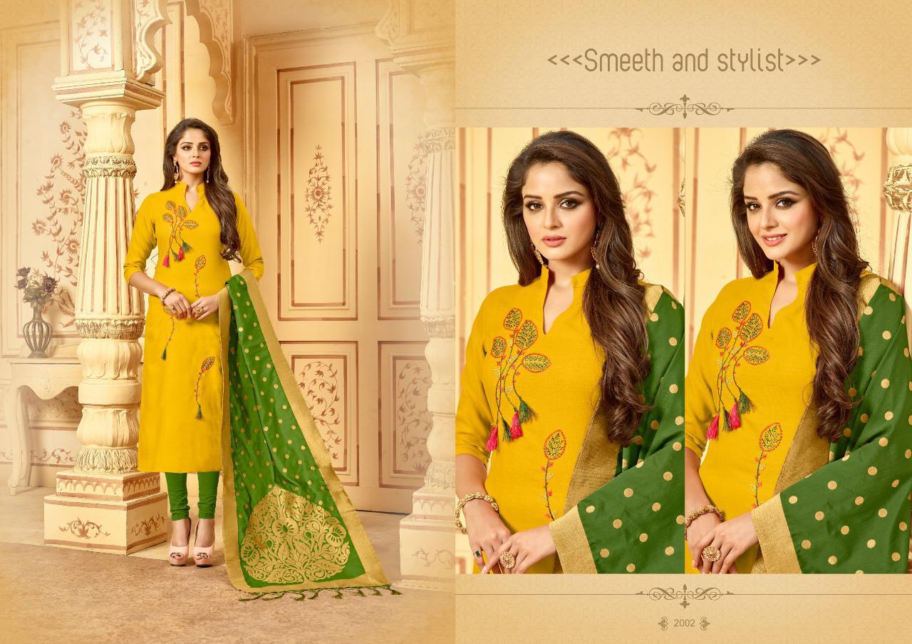 Bansuri Stall Dupatta By Amrut Varsha Fashion 2001 To 2006 Series Beautiful Winter Suits Collection Stylish Fancy Colorful Casual Wear & Ethnic Wear Heavy Cotton Slub Dresses At Wholesale Price