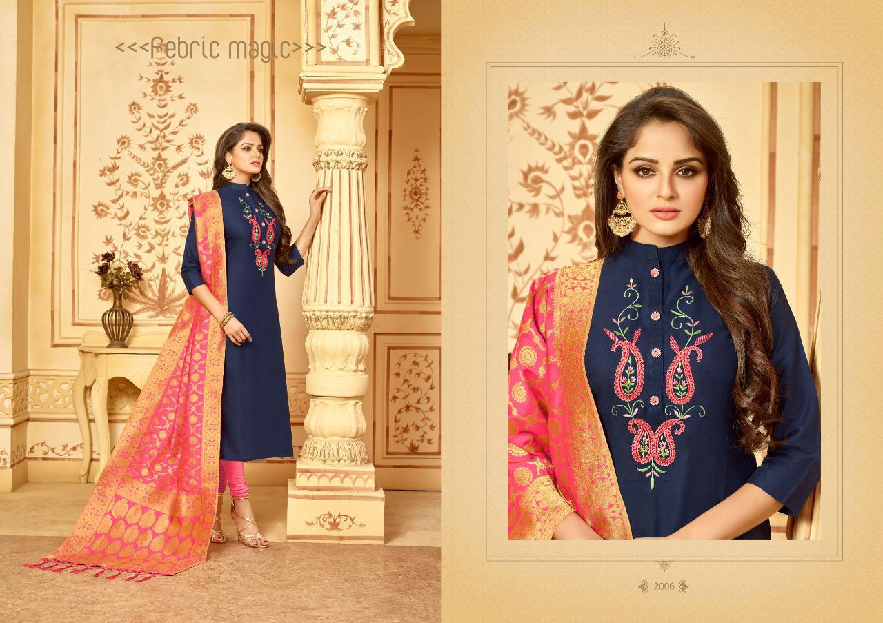 Bansuri Stall Dupatta By Amrut Varsha Fashion 2001 To 2006 Series Beautiful Winter Suits Collection Stylish Fancy Colorful Casual Wear & Ethnic Wear Heavy Cotton Slub Dresses At Wholesale Price
