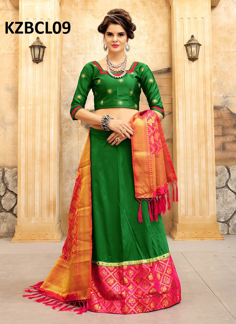 Bcl Lehenga By Aasvaa 8 To 11 Series Designer Beautiful Wedding Collection Occasional Wear & Party Wear Tifi Silk Lehengas At Wholesale Price