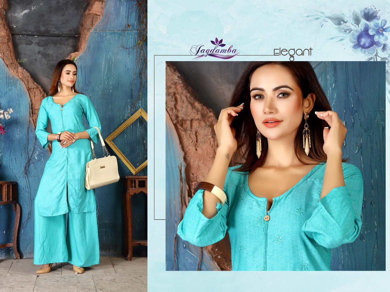 Beauty By Jagdamba 01 To 10 Series Beautiful Colorful Stylish Fancy Casual Wear & Ethnic Wear & Ready To Wear Heavy Rayon Kurtis At Wholesale Price
