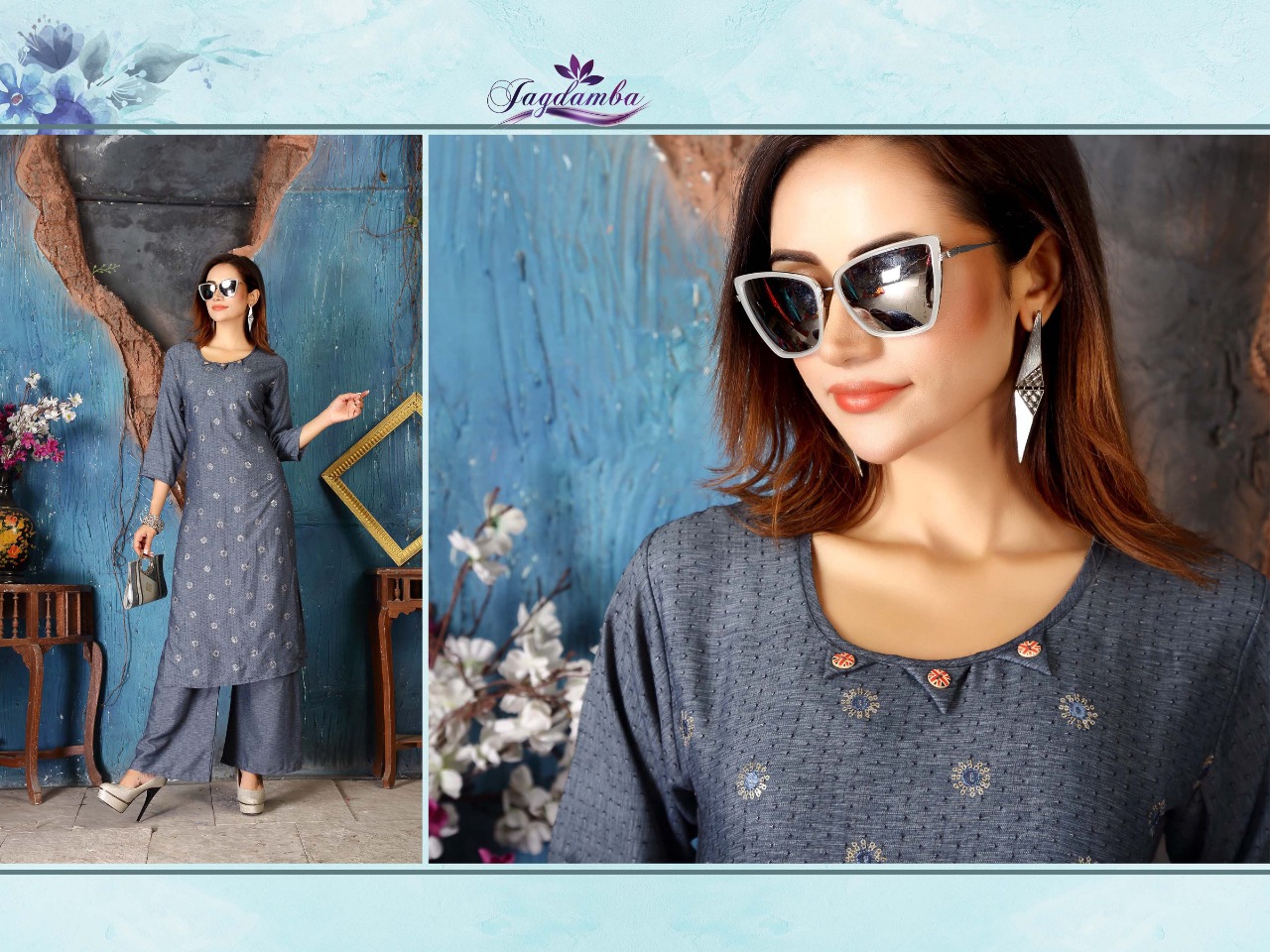 Beauty By Jagdamba 01 To 10 Series Beautiful Colorful Stylish Fancy Casual Wear & Ethnic Wear & Ready To Wear Heavy Rayon Kurtis At Wholesale Price