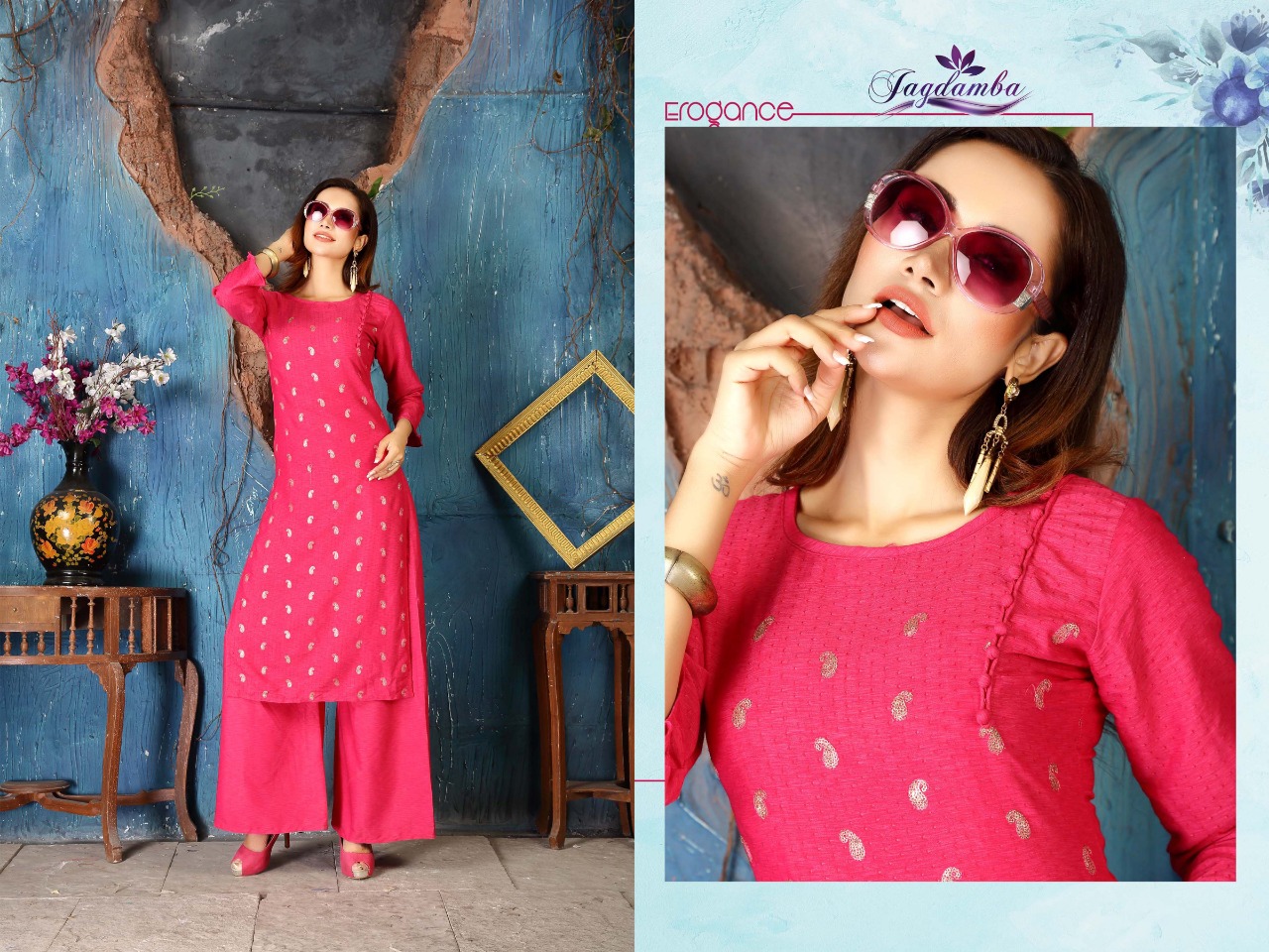 Beauty By Jagdamba 01 To 10 Series Beautiful Colorful Stylish Fancy Casual Wear & Ethnic Wear & Ready To Wear Heavy  Rayon Kurtis At Wholesale Price