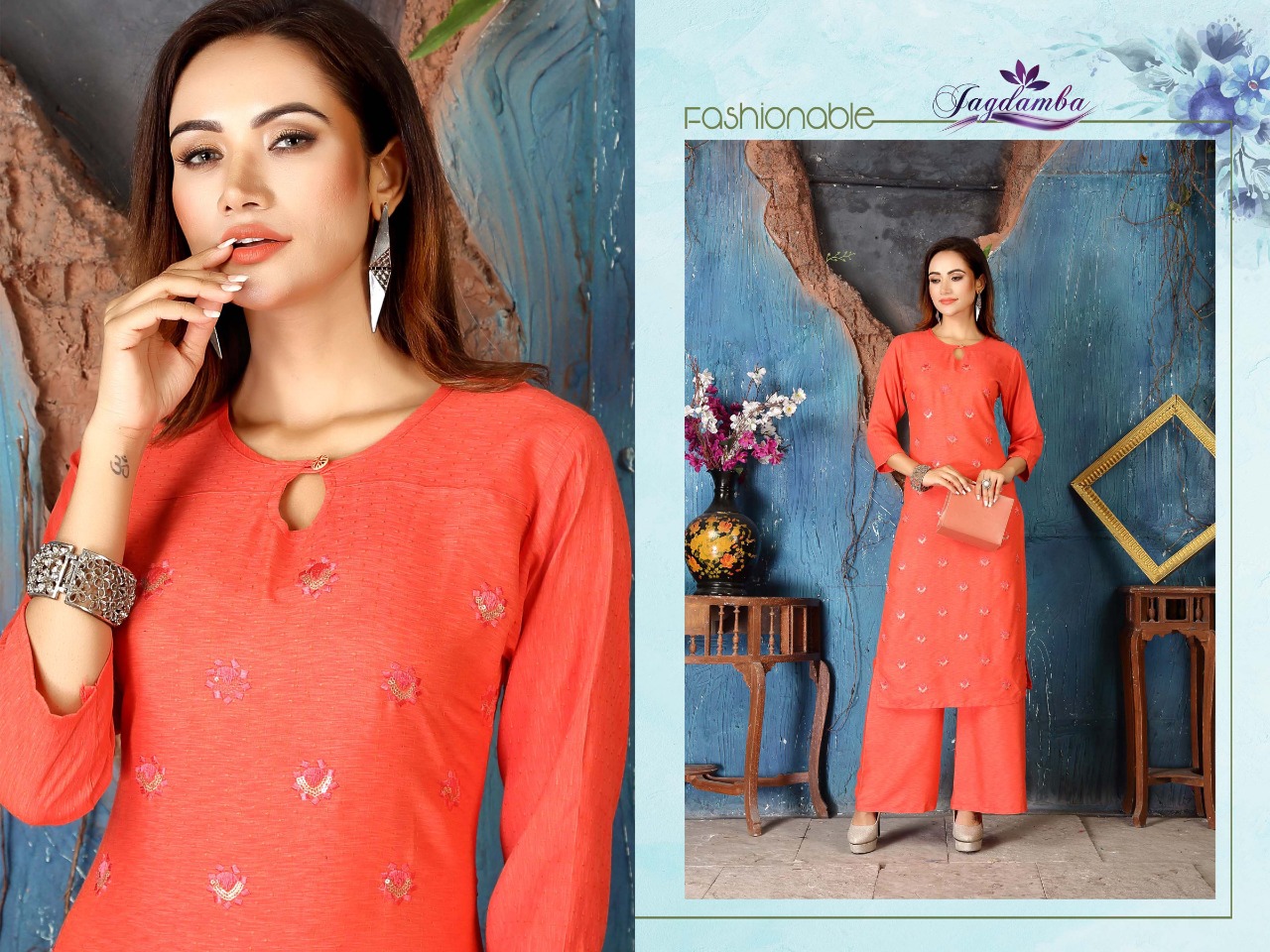 Beauty By Jagdamba 01 To 10 Series Beautiful Colorful Stylish Fancy Casual Wear & Ethnic Wear & Ready To Wear Heavy Rayon Kurtis At Wholesale Price
