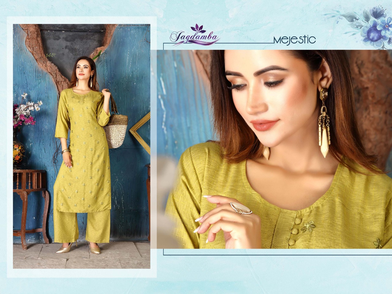 Beauty By Jagdamba 01 To 10 Series Beautiful Colorful Stylish Fancy Casual Wear & Ethnic Wear & Ready To Wear Heavy Rayon Kurtis At Wholesale Price