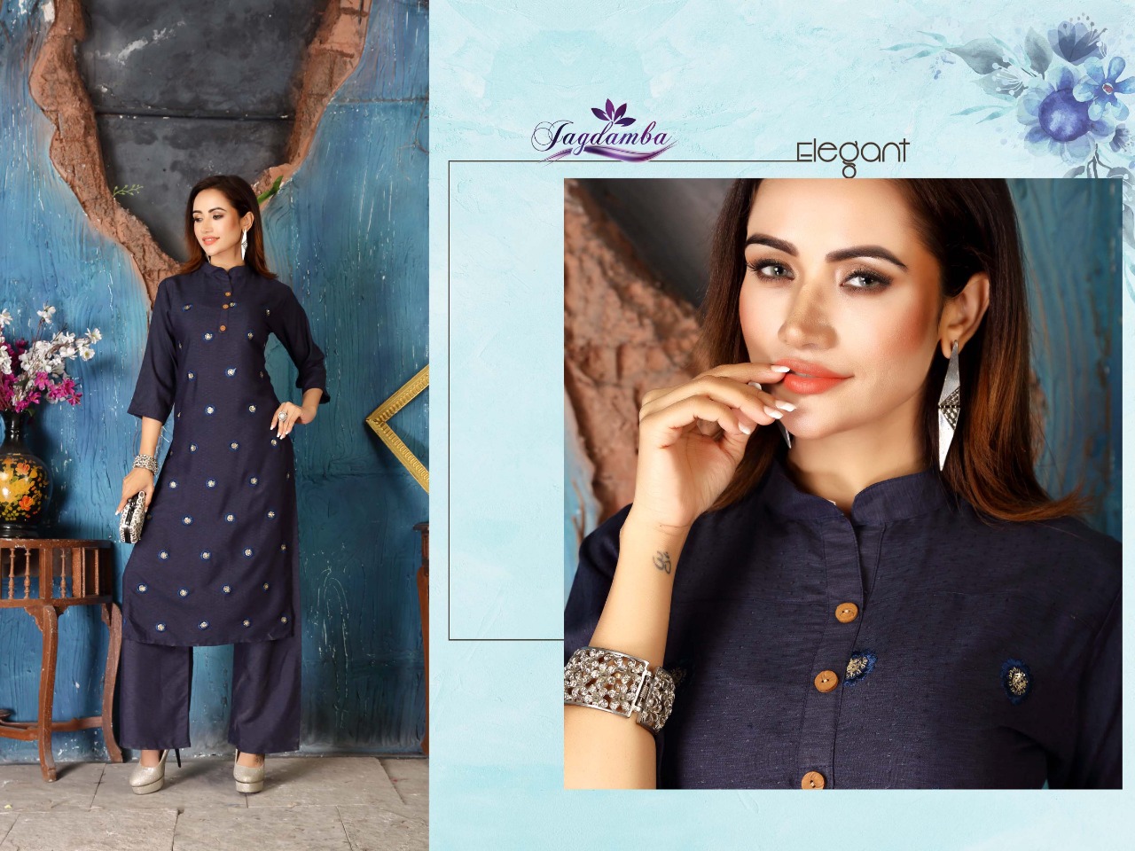 Beauty By Jagdamba 01 To 10 Series Beautiful Colorful Stylish Fancy Casual Wear & Ethnic Wear & Ready To Wear Heavy Rayon Kurtis At Wholesale Price