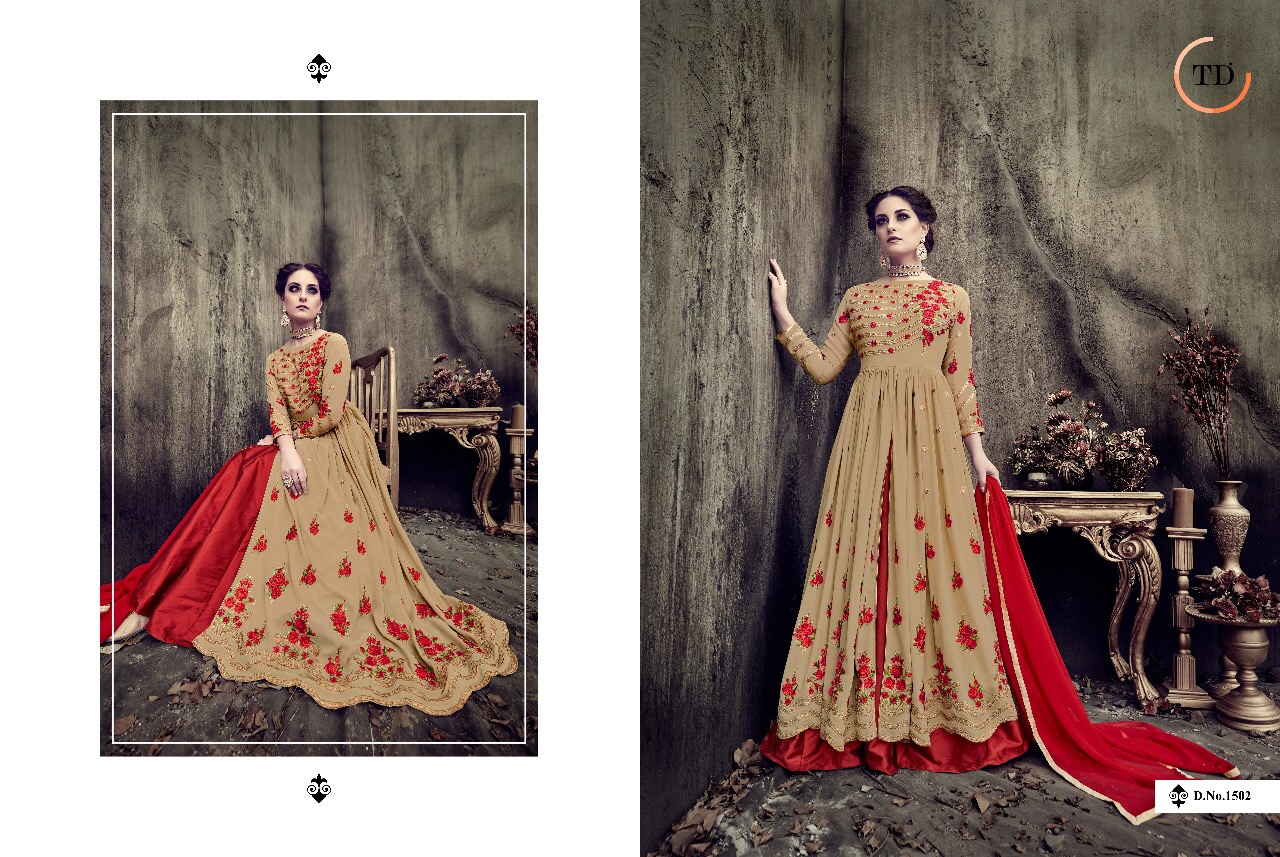 Sale Begum Vol-2 By Tanu Designer 1501 To 1506 Series Designer Anarkali Suits Wedding Collection Beautiful Party Wear & Occasional Wear Pure Georgette Embroidered Dresses At Wholesale Price