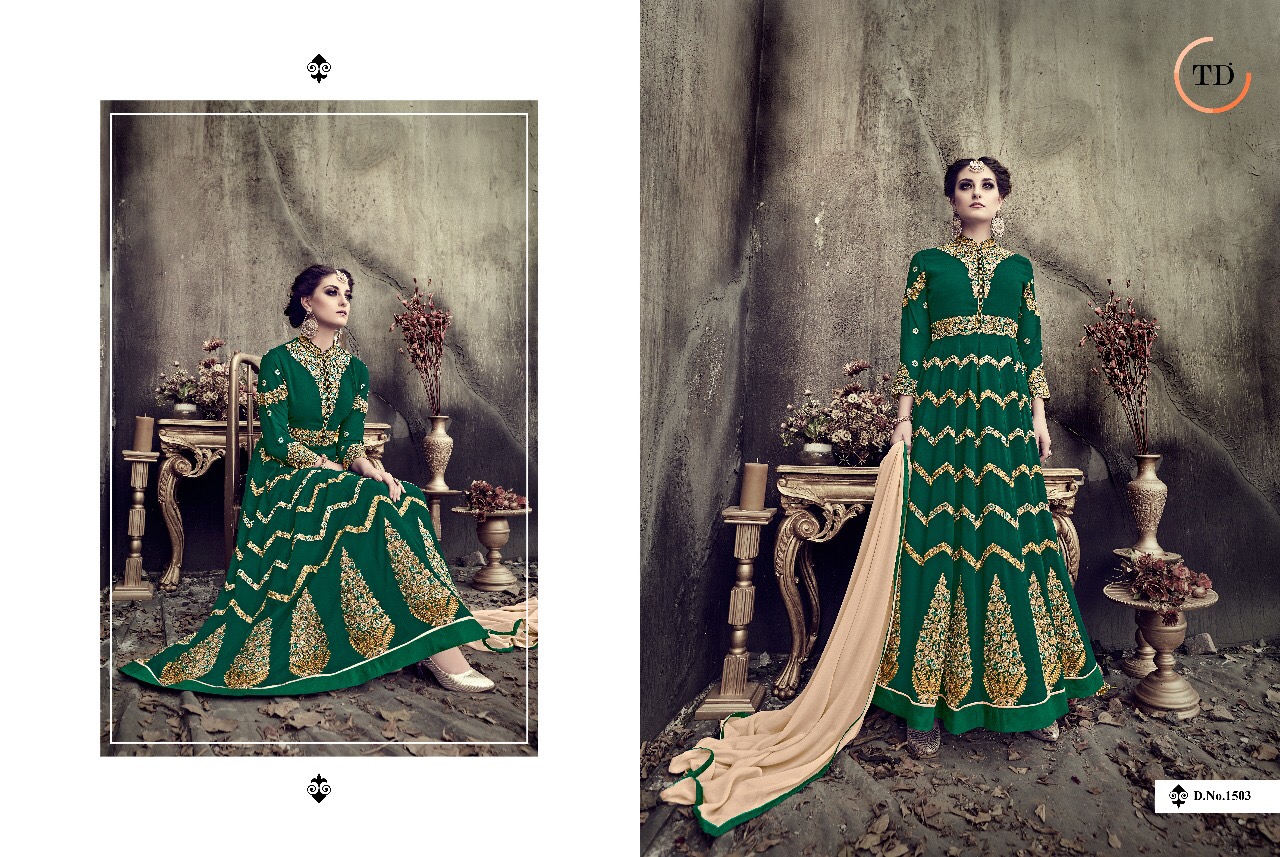 Sale Begum Vol-2 By Tanu Designer 1501 To 1506 Series Designer Anarkali Suits Wedding Collection Beautiful Party Wear & Occasional Wear Pure Georgette Embroidered Dresses At Wholesale Price
