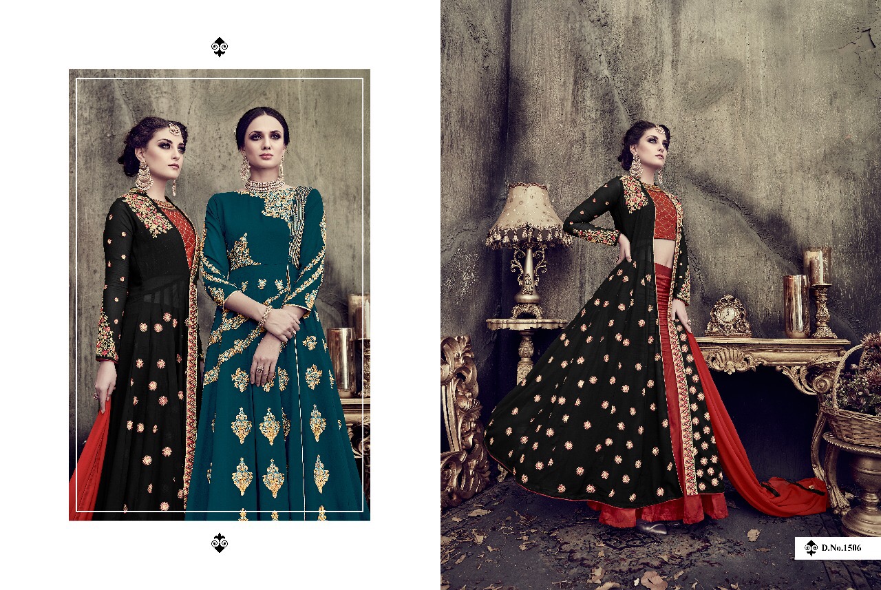 Sale Begum Vol-2 By Tanu Designer 1501 To 1506 Series Designer Anarkali Suits Wedding Collection Beautiful Party Wear & Occasional Wear Pure Georgette Embroidered Dresses At Wholesale Price