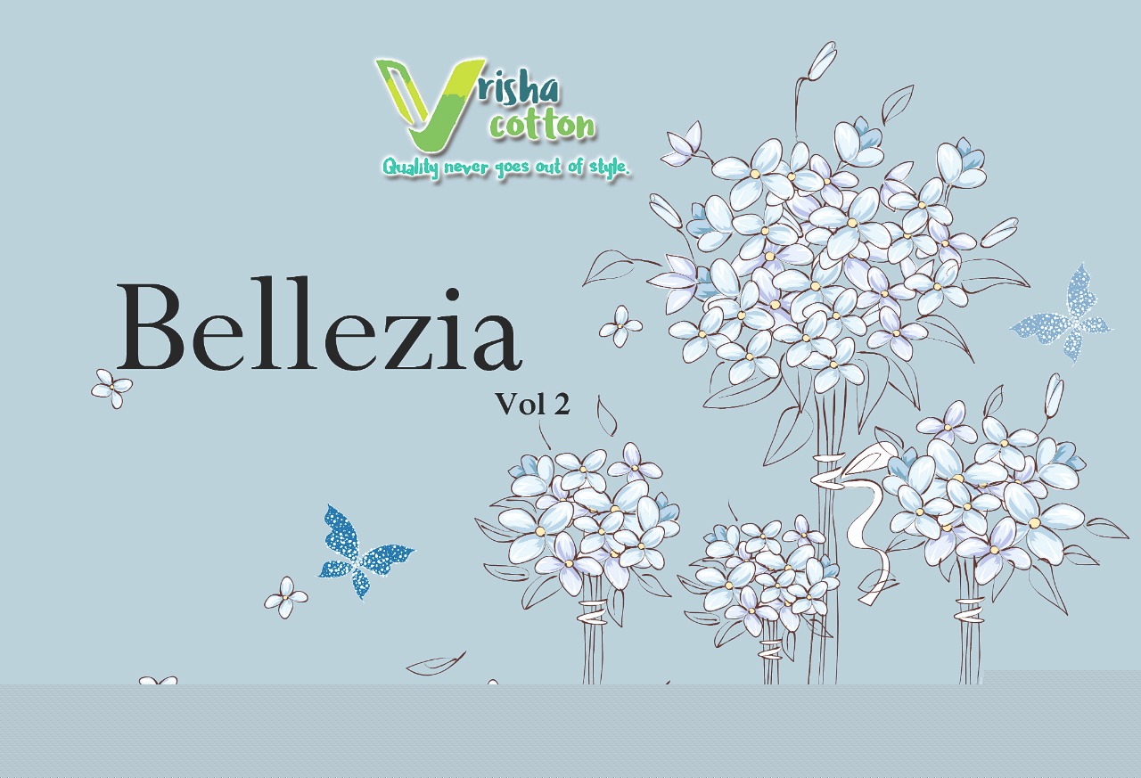 Belliza Vol-2 By Vrisha Cotton 2001 To 2010 Series Designer Patiyala Suits Collection Beautiful Stylish Fancy Colorful Party Wear & Ethnic Wear Cotton Printed Dresses At Wholesale Price