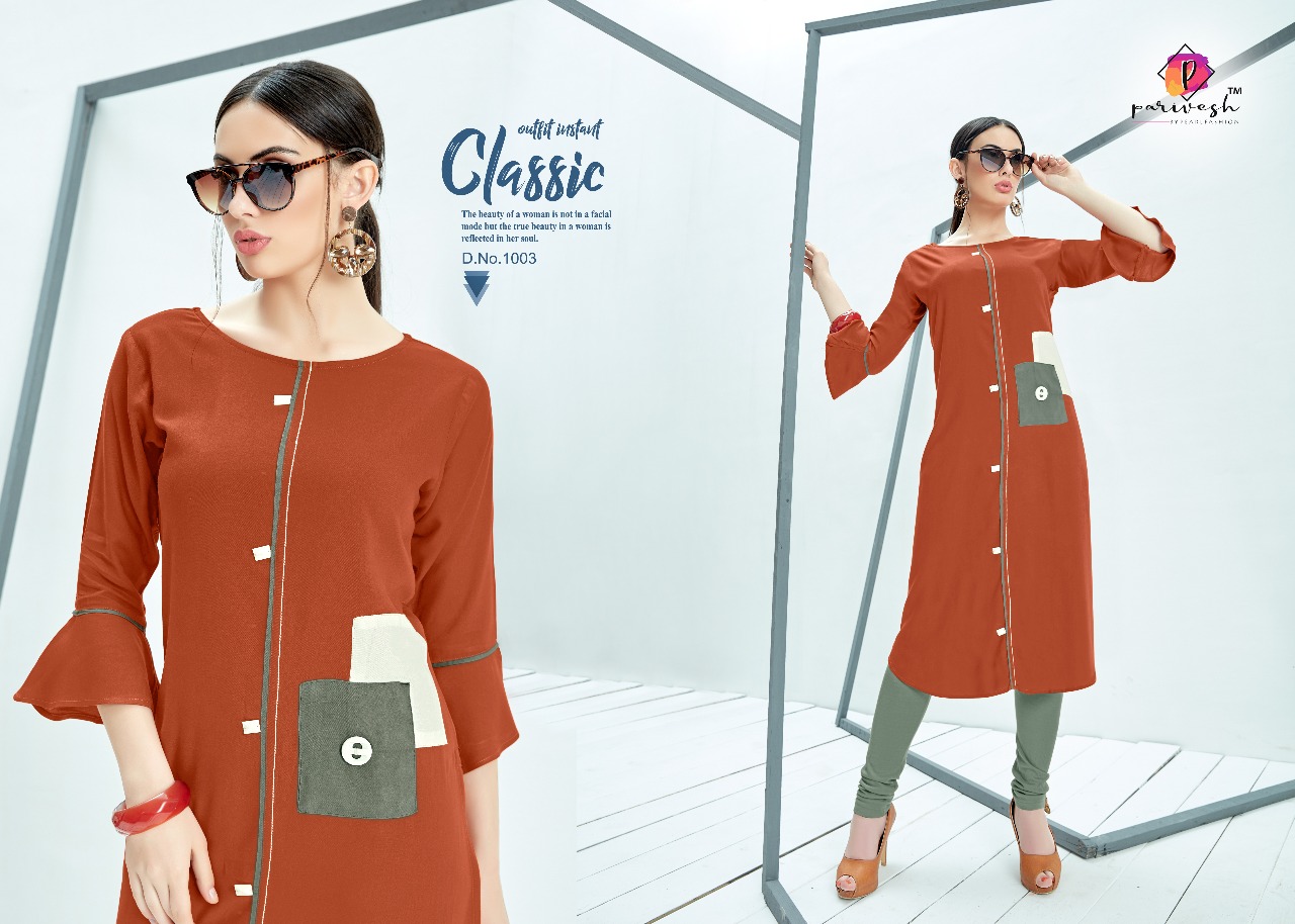 Bhavini By Modesi 1001 To 1008 Series Beautiful Stylish Fancy Colorful Casual Wear & Ethnic Wear Collection Pure Cotton Kurtis At Wholesale Price