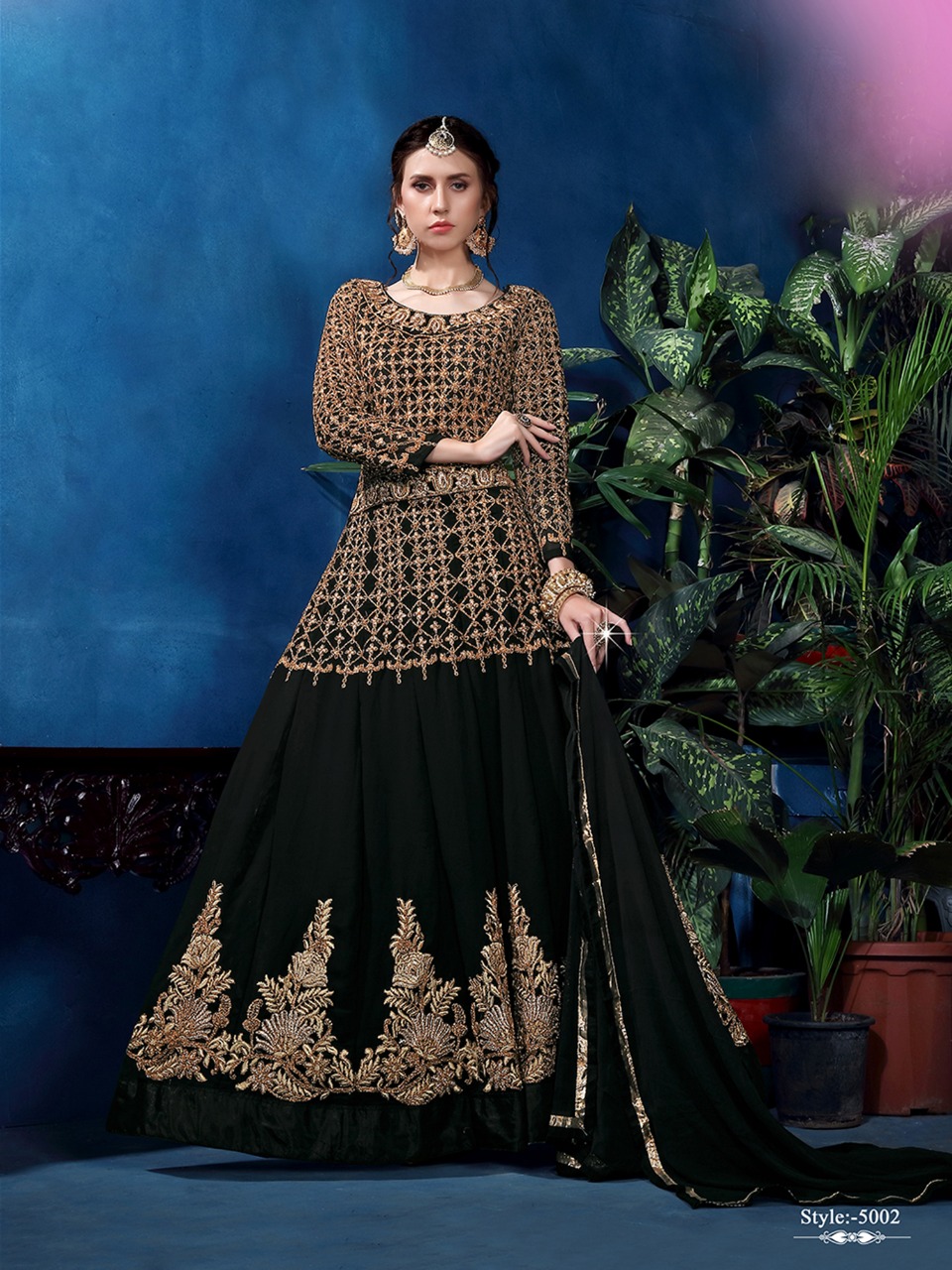 Bilal By Fashid Wholesale 5001 To 5004 Series Designer Anarkali Festive Collection Beautiful Stylish Fancy Colorful Party Wear & Occasional Wear Georgette Dresses At Wholesale Price