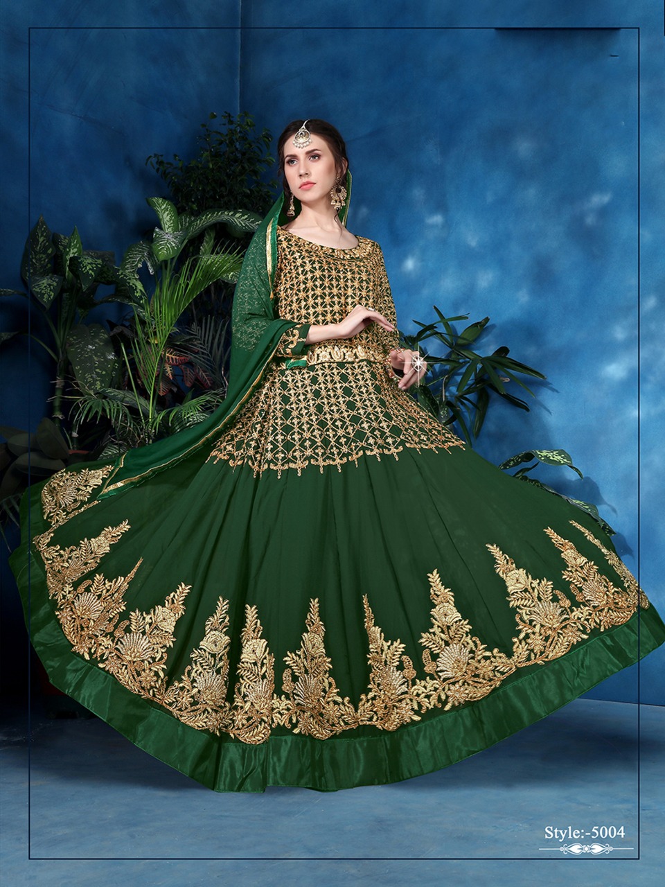 Bilal By Fashid Wholesale 5001 To 5004 Series Designer Anarkali Festive Collection Beautiful Stylish Fancy Colorful Party Wear & Occasional Wear Georgette Dresses At Wholesale Price