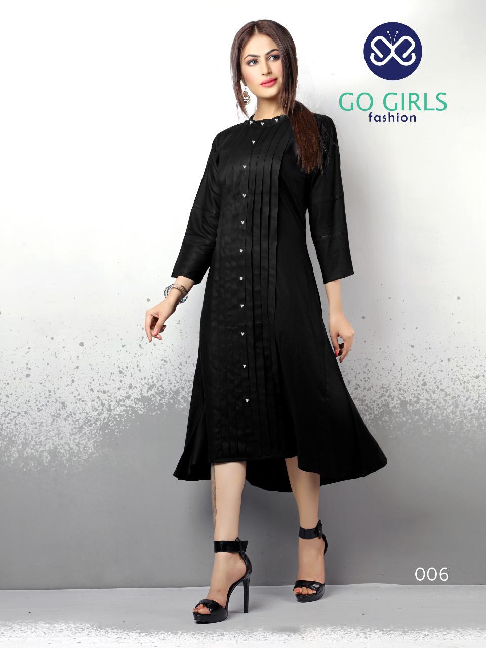 Bitcoin Vol-3 By Go Girls Fashion 001 To 008 Series Beautiful Colorful Stylish Fancy Casual Wear & Ethnic Wear & Ready To Wear Pure Rayon Kurtis At Wholesale Price