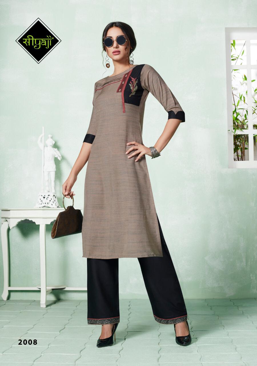 Black Current Vol-2 By Siyaji 2001 To 2008 Series Beautiful Collection Suits Stylish Fancy Colorful Casual Wear & Ethnic Wear Linen Rayon Kurtis At Wholesale Price