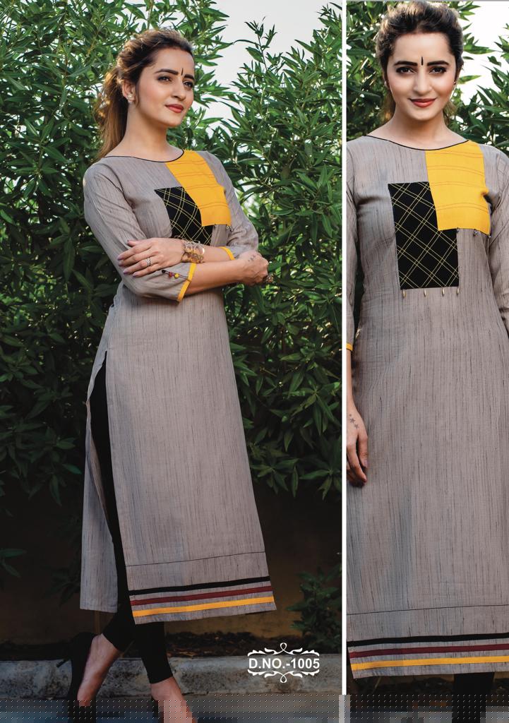 Black Current By Siyaji 1001 To 1008 Series Beautiful Collection Suits Stylish Fancy Colorful Casual Wear & Ethnic Wear Linen Rayon Kurtis At Wholesale Price