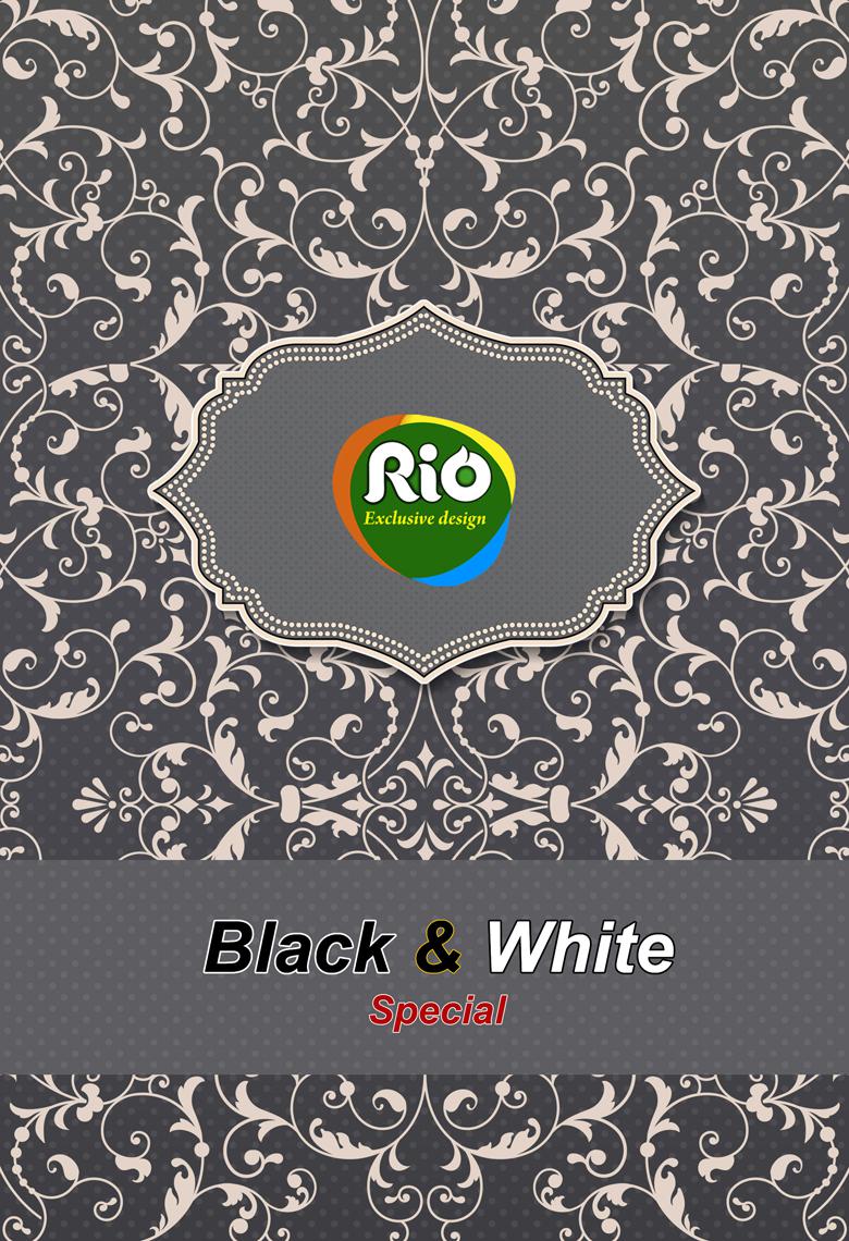 Black & White Special By Rio 1001 To 1010 Series Beautiful Suits Stylish Fancy Colorful Casual Wear & Ethnic Wear Cotton Printed Dresses At Wholesale Price