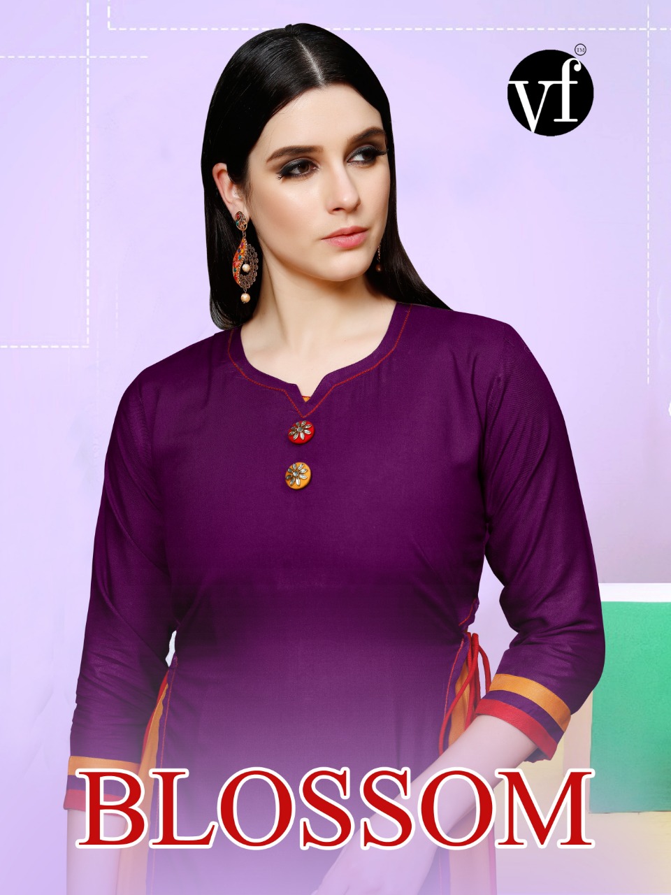 Blossom By Vee Fab 1001 To 1004 Series Beautiful Stylish Colorful Fancy Party Wear & Ethnic Wear & Ready To Wear Heavy Rayon Dyed Gowns At Wholesale Price