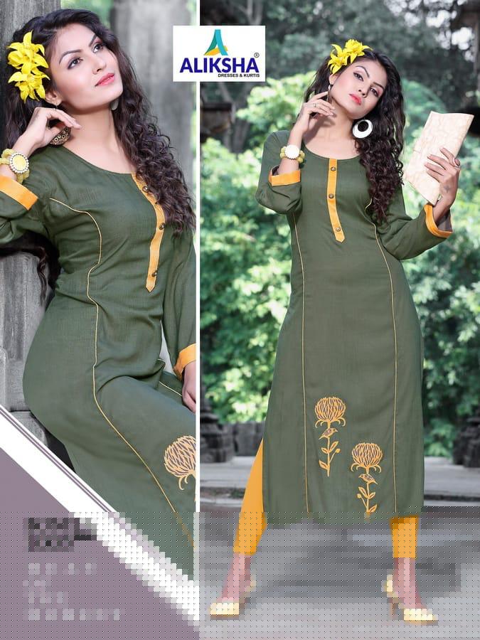 Bonita Beaty Vol-1 By Aliksha 1001 To 1008 Series Designer Beautiful Stylish Fancy Colorful Casual Wear & Ethnic Wear Heavy Rayon Embroidered Kurtis At Wholesale Price
