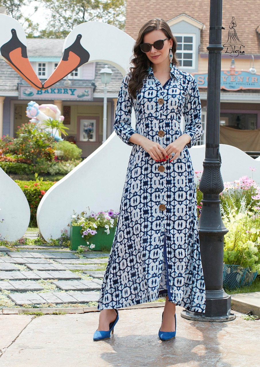 Breeza Vol-2 By Diksha Fashion 201 To 208 Series Designer Beautiful Stylish Fancy Colorful Party Wear & Ethnic Wear Heavy Rayon Printed Kurtis At Wholesale Price