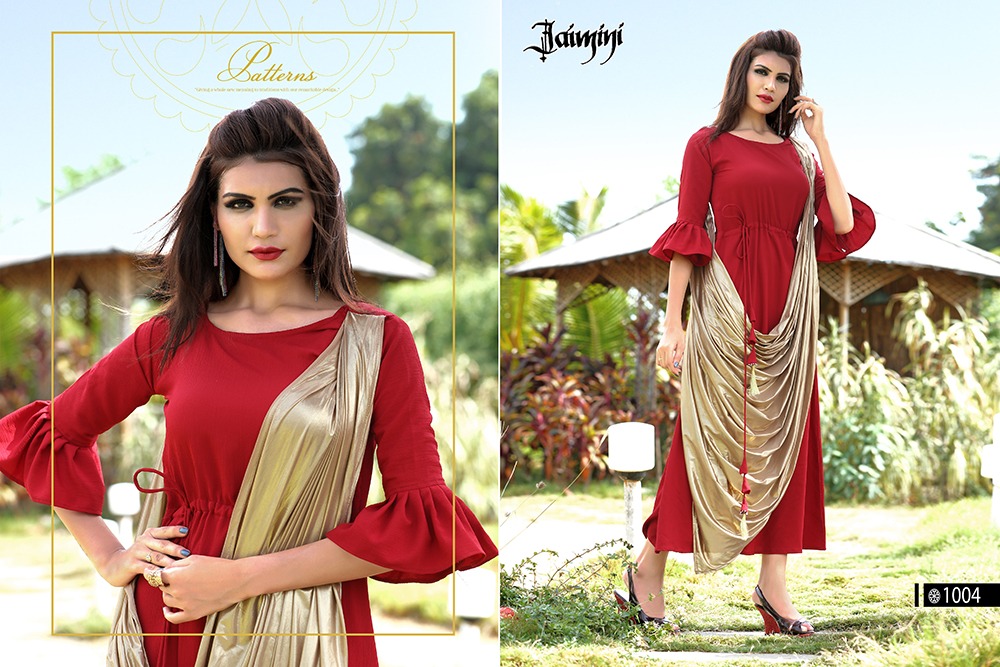 Butterfly Vol-1 By Jaimini 1001 To 1004 Series Designer Beautiful Stylish Fancy Colorful Casual Wear & Ethnic Wear & Ready To Wear Rayon Kurtis At Wholesale Price