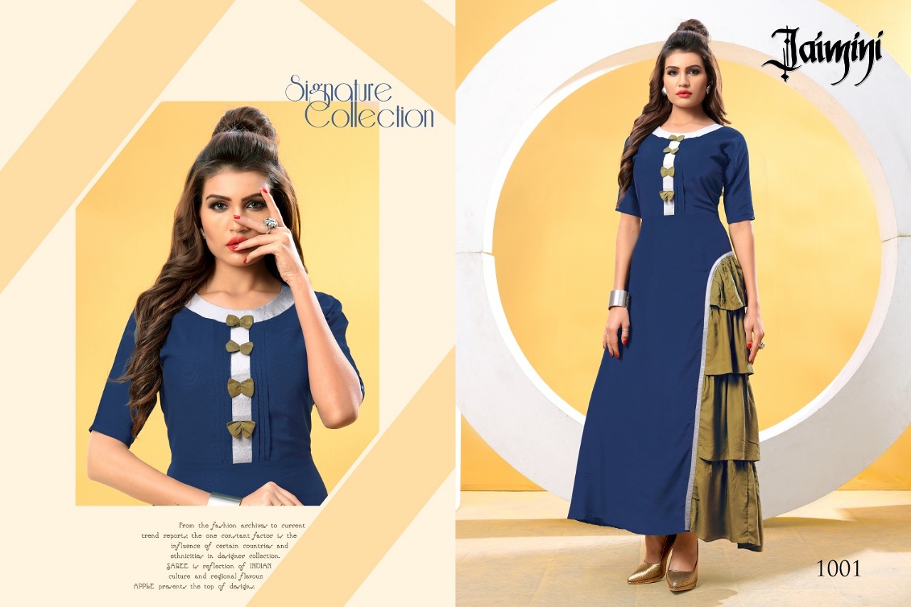 Butterfly Vol-3 By Jaimini 1001 To 1004 Series Designer Beautiful Stylish Fancy Colorful Casual Wear & Ethnic Wear & Ready To Wear Rayon Kurtis At Wholesale Price