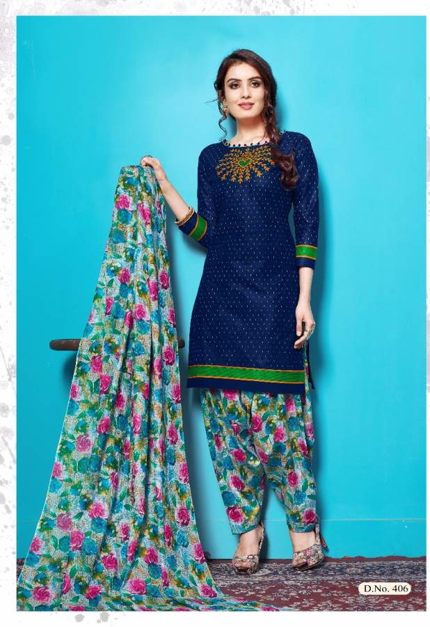 Butterfly Patiyala Vol-4 By Rutu Creation 401 To 408 Series Indian Traditional Wear Collection Beautiful Stylish Fancy Colorful Party Wear & Occasional Wear Cotton Printed Dress At Wholesale Price