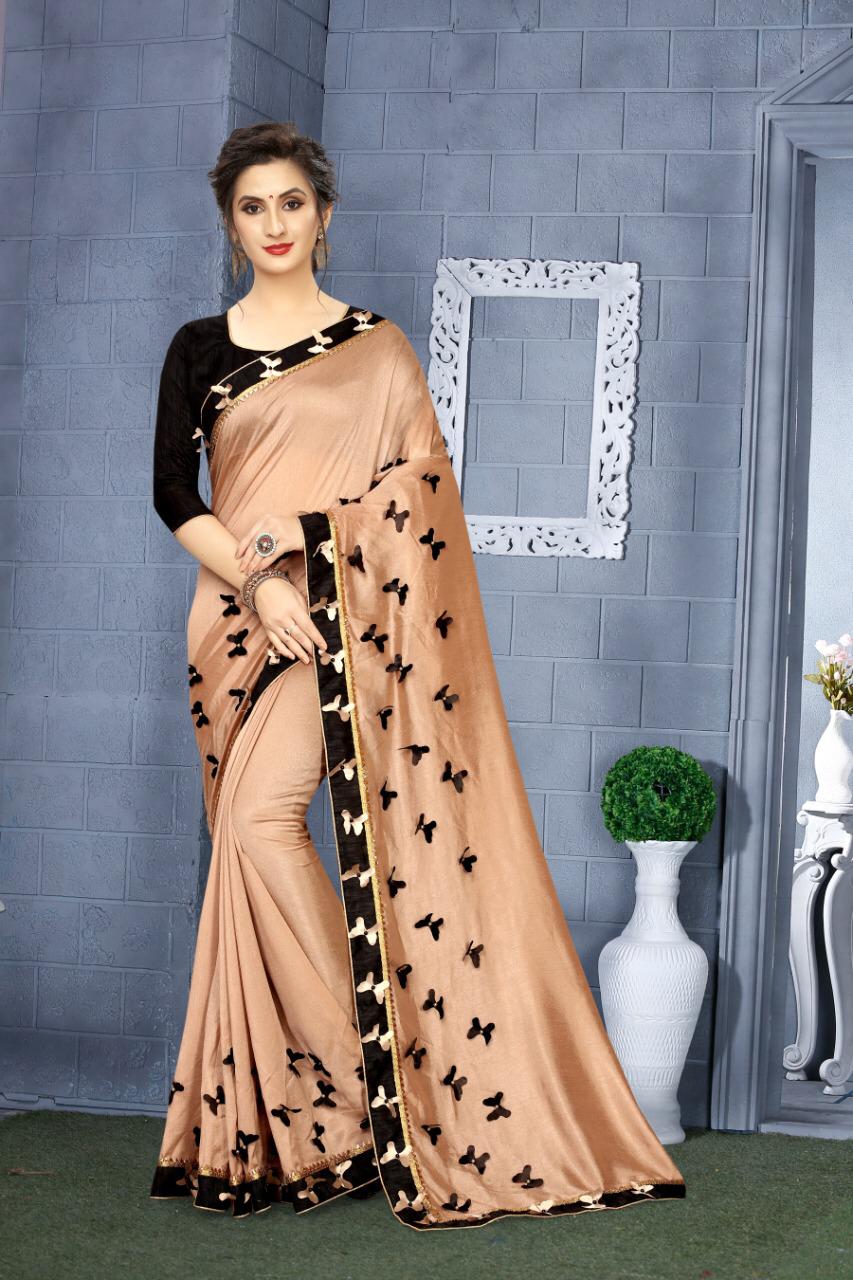 Butterfly Saree By Fashid Wholesale Indian Traditional Wear Collection Beautiful Stylish Fancy Colorful Party Wear & Occasional Wear Vichitra Silk Sarees At Wholesale Price