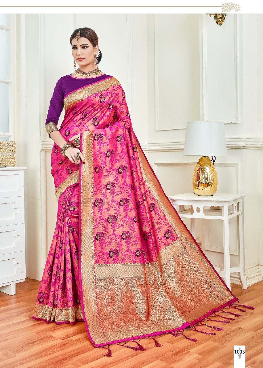 Butterfly By Vaamika Fashions 1001 To 1010 Series Designer Wedding Collection Beautiful Stylish Fancy Colorful Party Wear & Occasional Wear Fancy Sarees At Wholesale Price