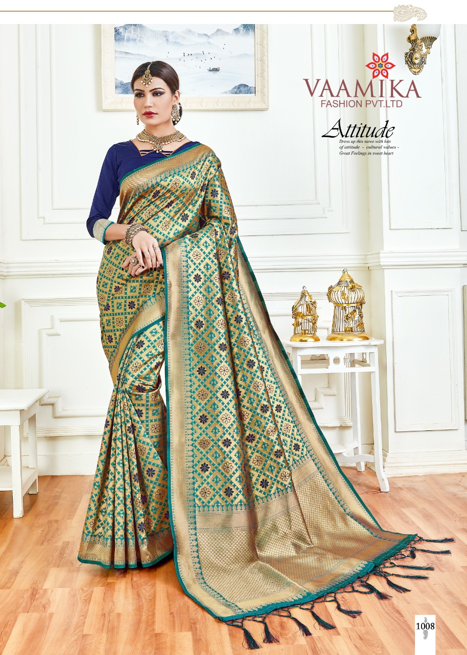 Butterfly By Vaamika Fashions 1001 To 1010 Series Designer Wedding Collection Beautiful Stylish Fancy Colorful Party Wear & Occasional Wear Fancy Sarees At Wholesale Price