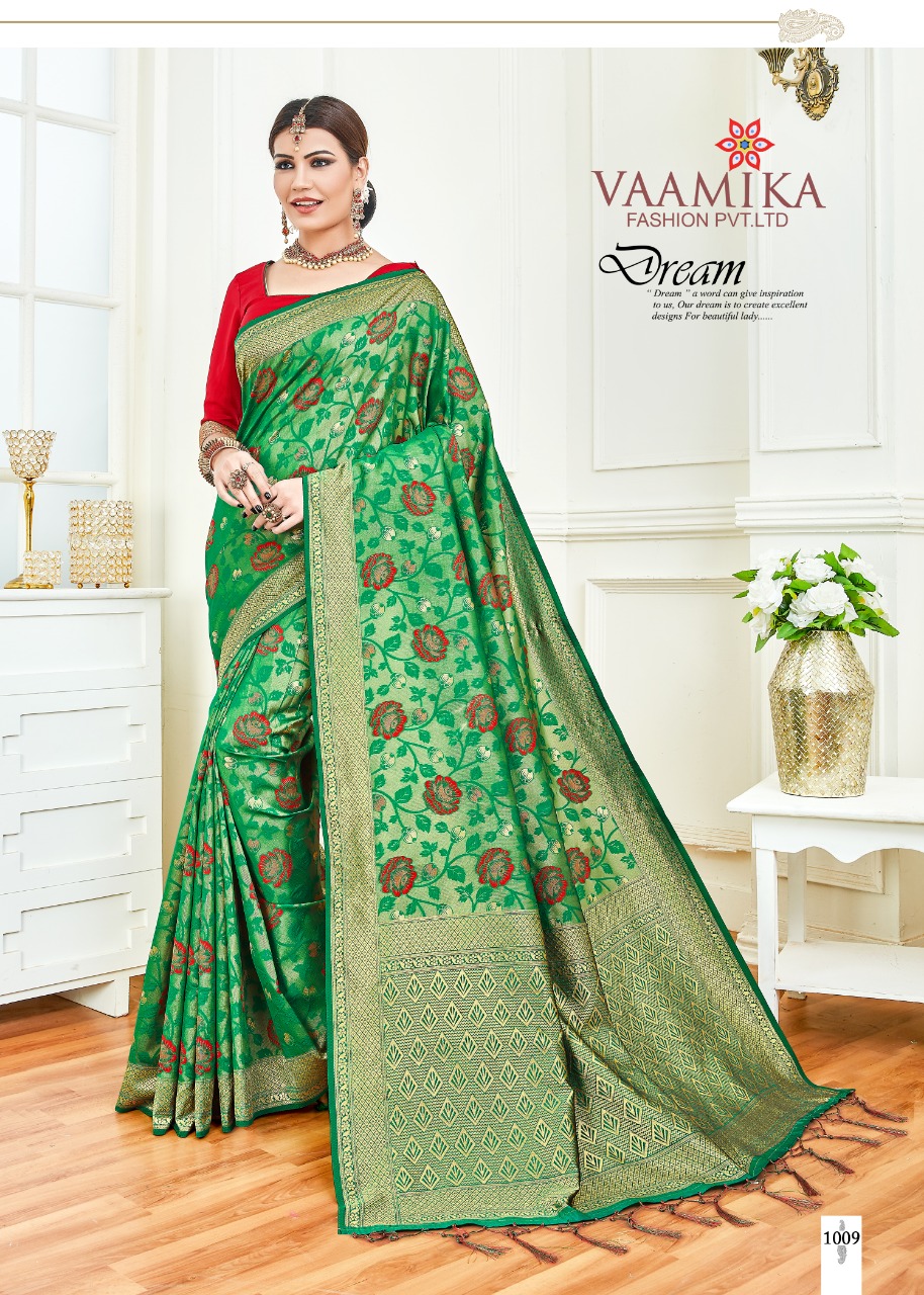 Butterfly By Vaamika Fashions 1001 To 1010 Series Designer Wedding Collection Beautiful Stylish Fancy Colorful Party Wear & Occasional Wear Fancy Sarees At Wholesale Price