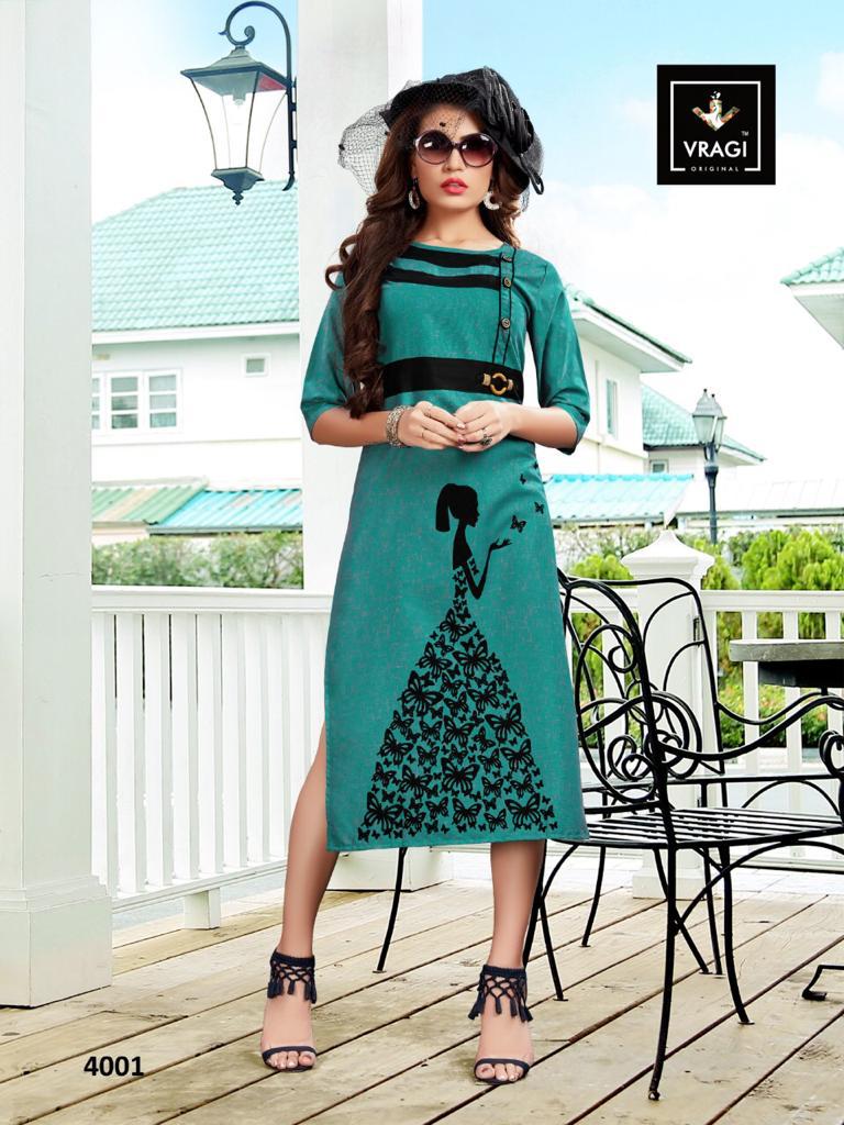 Butterfly By Vragi Designer Beautiful Stylish Colorful Fancy Ready To Wear & Casual Wear & Ethnic Wear Two Tone Rayon Kurtis At Wholesale Price