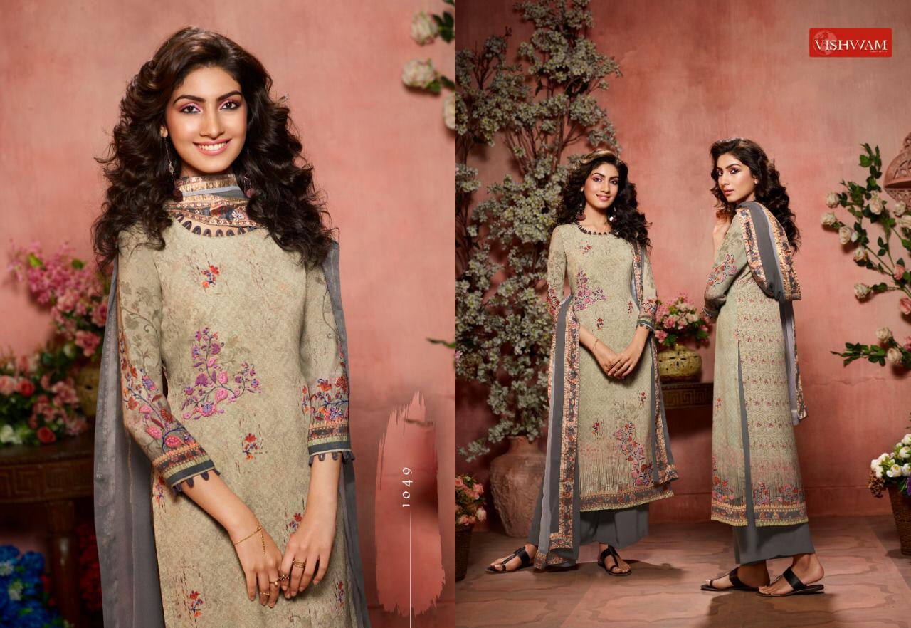 Cafe Latte Vol-5 By Vishwam Fabrics 1046 To 1053 Series Beautiful Suits Stylish Fancy Colorful Casual Wear & Ethnic Wear Premium Crepe Printed Dresses At Wholesale Price