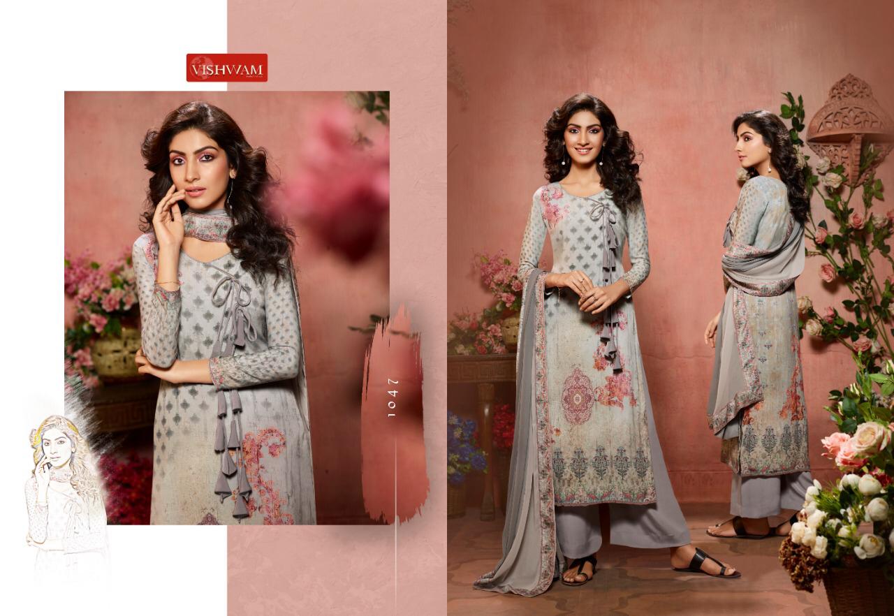 Cafe Latte Vol-5 By Vishwam Fabrics 1046 To 1053 Series Beautiful Suits Stylish Fancy Colorful Casual Wear & Ethnic Wear Premium Crepe Printed Dresses At Wholesale Price