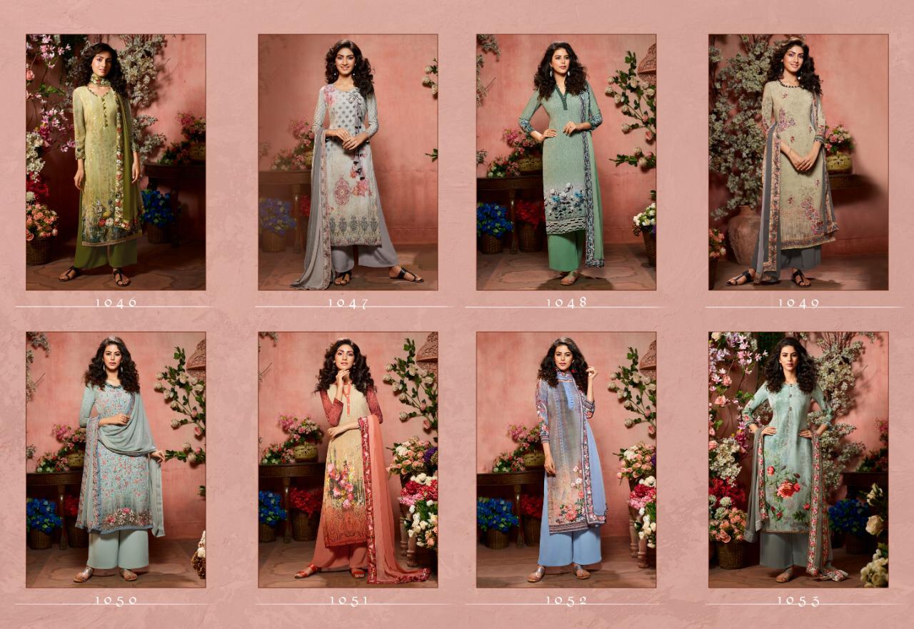Cafe Latte Vol-5 By Vishwam Fabrics 1046 To 1053 Series Beautiful Suits Stylish Fancy Colorful Casual Wear & Ethnic Wear Premium Crepe Printed Dresses At Wholesale Price