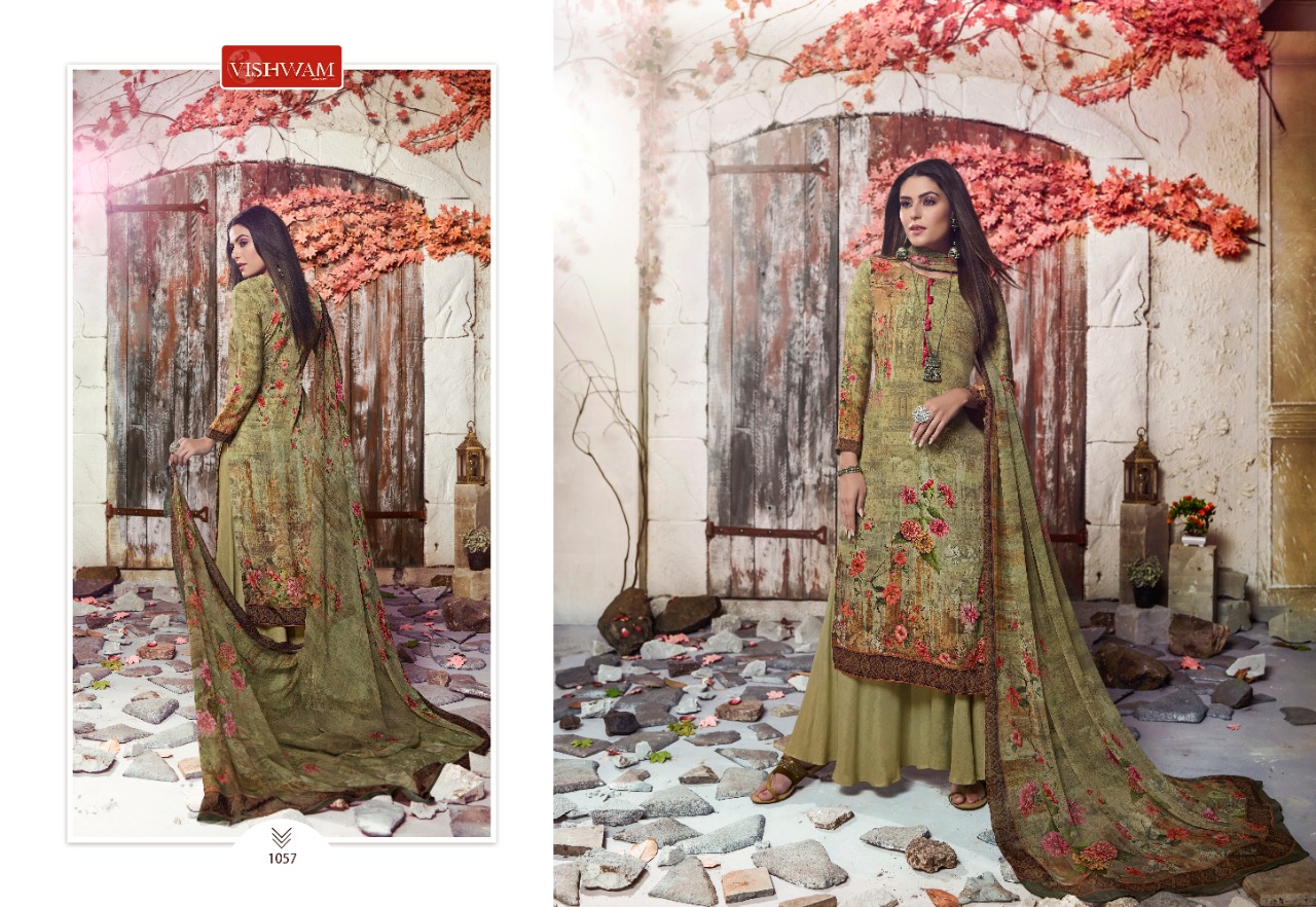 Cafe Latte Vol-6 By Vishwam Fabrics 1054 To 1061 Series Beautiful Suits Stylish Fancy Colorful Casual Wear & Ethnic Wear Premium Sorere Crepe Dresses At Wholesale Price