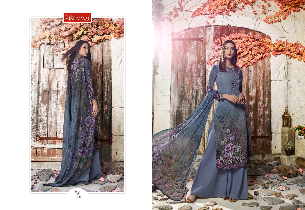 Cafe Latte Vol-6 By Vishwam Fabrics 1054 To 1061 Series Beautiful Suits Stylish Fancy Colorful Casual Wear & Ethnic Wear Premium Sorere Crepe Dresses At Wholesale Price