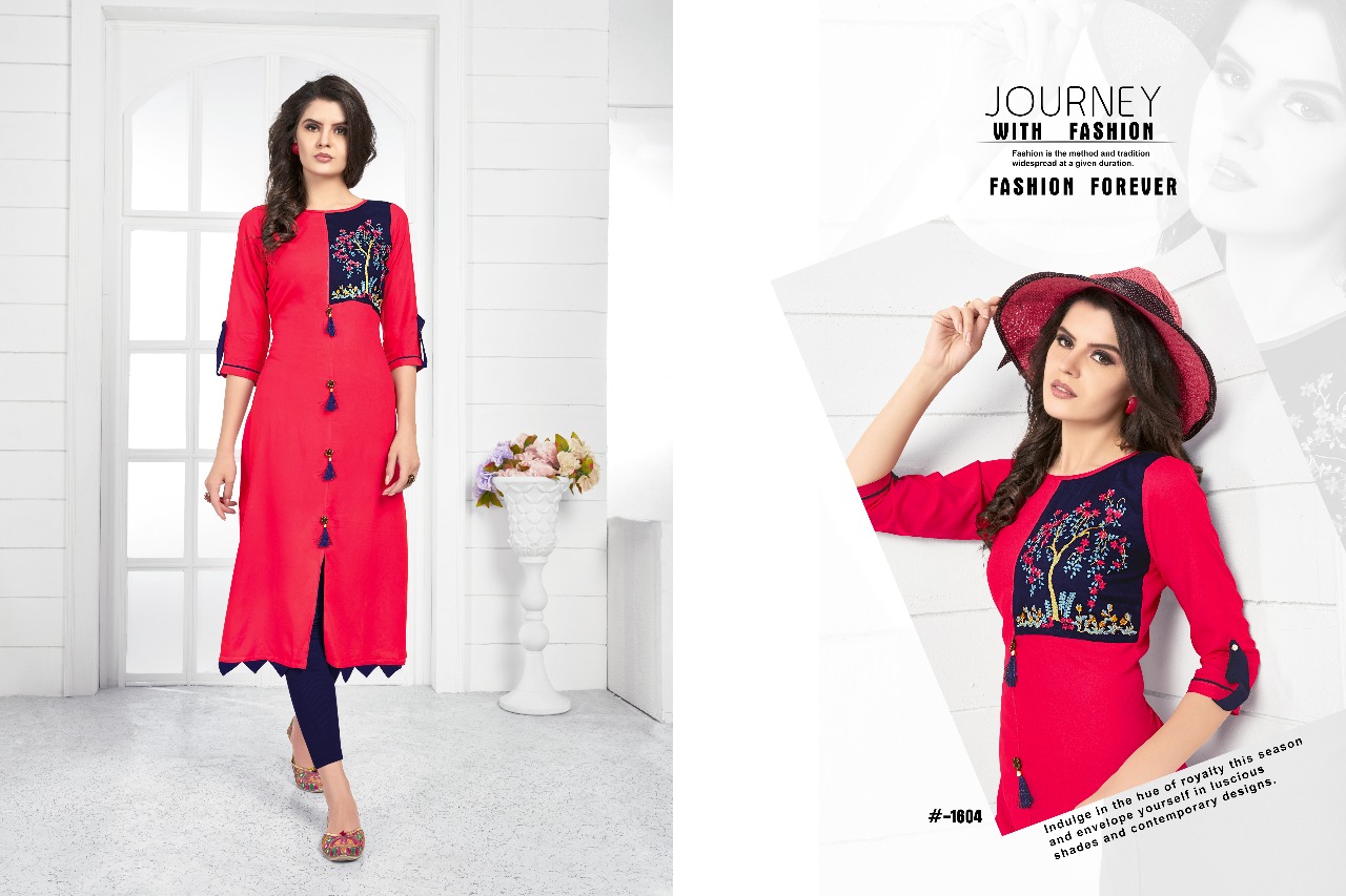 Candie By Valencia Tex 1601 To 1606 Series Stylish Colorful Fancy Beautiful Casual Wear & Ethnic Wear Rayon Printed Kurtis At Wholesale Price