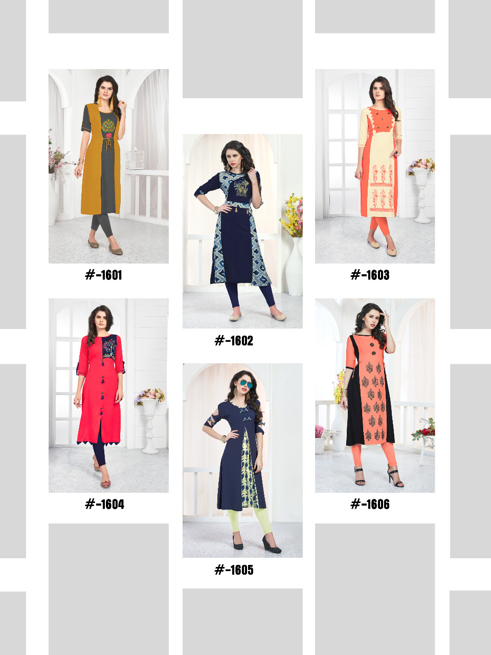Candie By Valencia Tex 1601 To 1606 Series Stylish Colorful Fancy Beautiful Casual Wear & Ethnic Wear Rayon Printed Kurtis At Wholesale Price