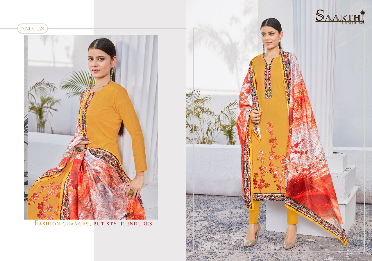 Candy Crush By Saarthi Fashion 119 To 128 Series Beautiful Stylish Fancy Colorful Casual Wear & Ethnic Wear Pure Jam Silk Cotton Embroidered Dresses At Wholesale Price