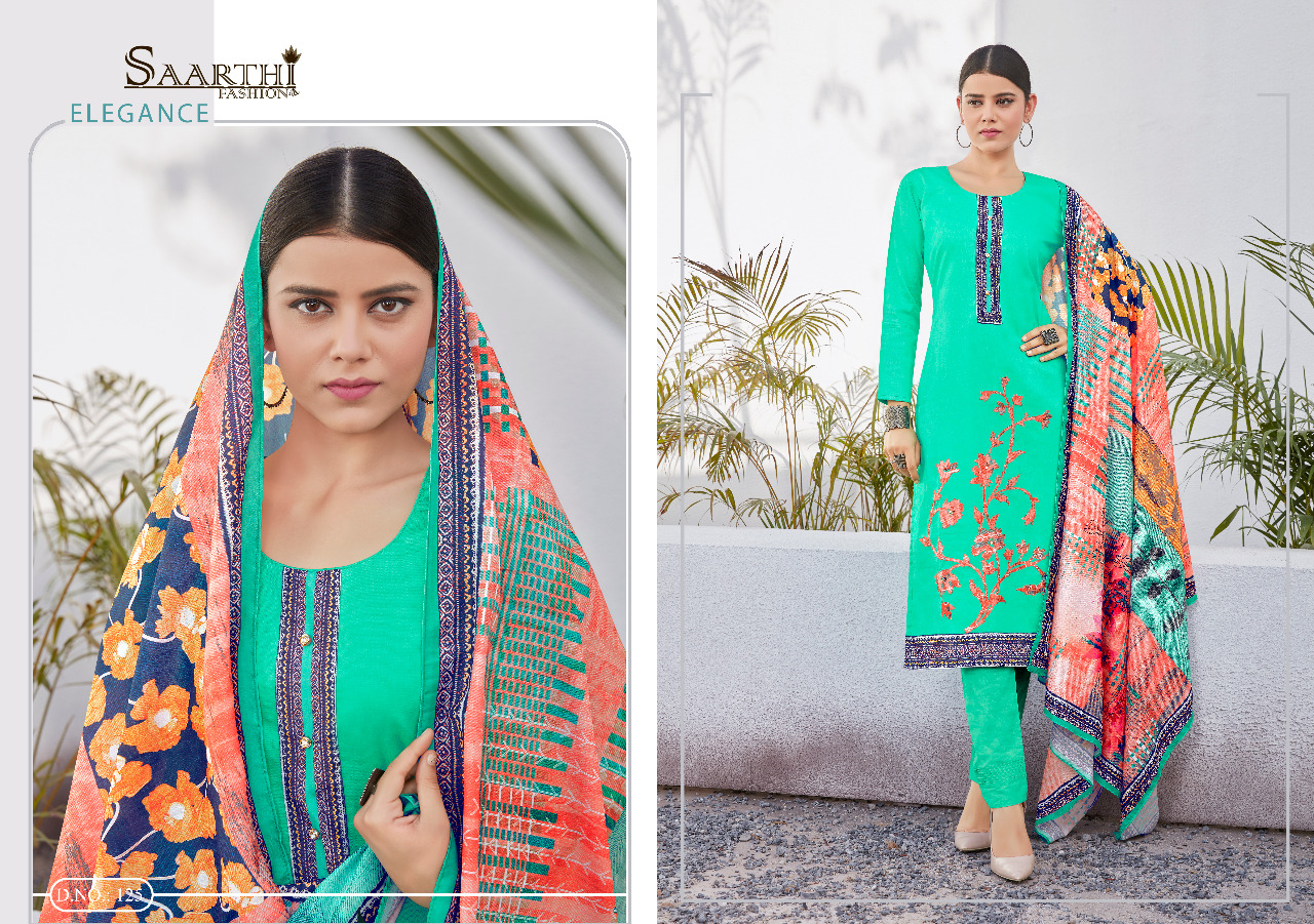 Candy Crush By Saarthi Fashion 119 To 128 Series Beautiful Stylish Fancy Colorful Casual Wear & Ethnic Wear Pure Jam Silk Cotton Embroidered Dresses At Wholesale Price