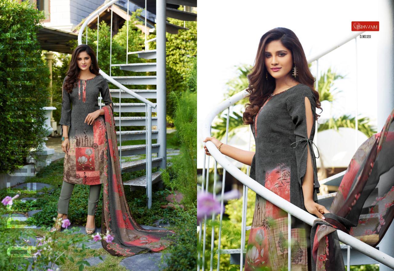 Cappuccino Vol-2 By Vishwam Fabrics 113 To 124 Series Beautiful Stylish Fancy Colorful Casual & Party Wear & Ethnic Wear Collection Crepe Printed Dresses At Wholesale Price